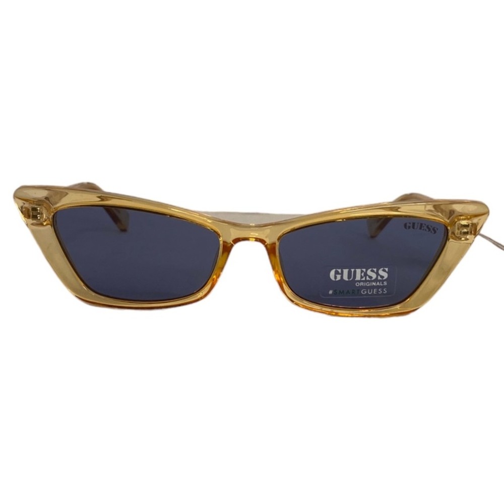 Guess Yellow Cat Eye Sunglasses Women's Gu8229